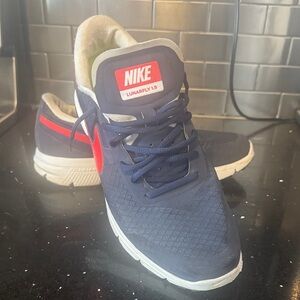 Nike Lunarfly 1.5 Navy and Red Sneakers